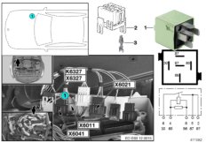 Реле форсунок K6327