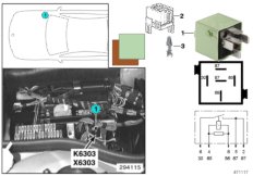 Реле лямбда-зонда K6303