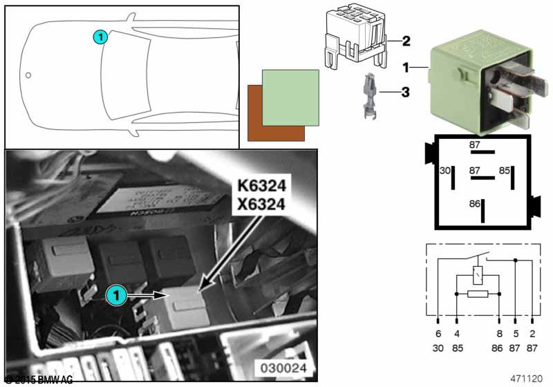 Реле стартера K6324