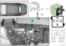 Реле прикуривателя K31