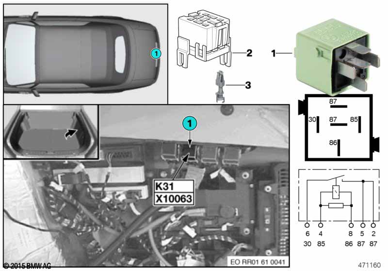 Реле прикуривателя K31