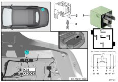 Реле прикуривателя K31