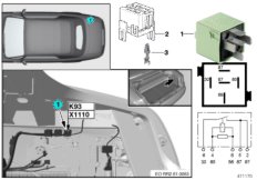 Реле сист.рег.жестк.амортизаторов K93