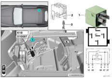 Реле датчика защиты при переворач.K18