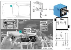 Реле привода клапанов с изм.ходом K6316