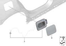 Заслонка заливного отверстия