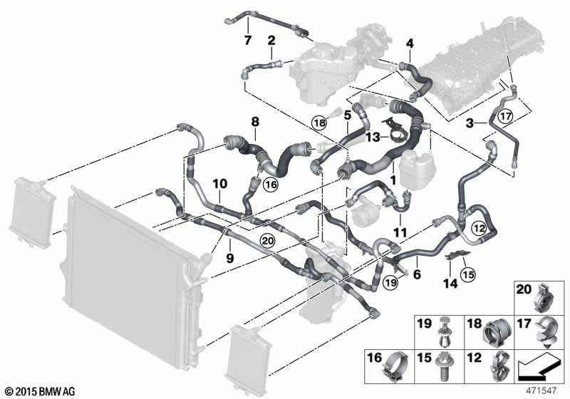 Шланги системы охлаждения