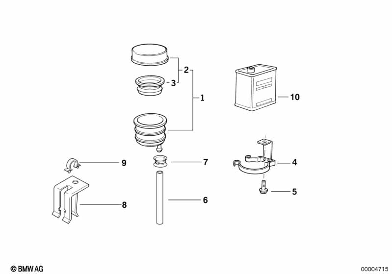 Бачок гидропривода торм.механ.зад.колес