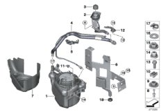 Бачок SCR актив.