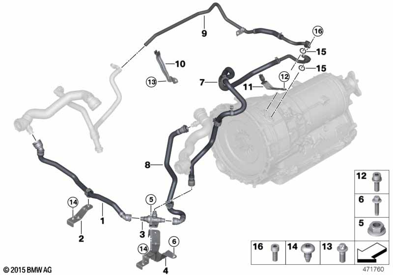Контур сист.охл.электроники электромаш.