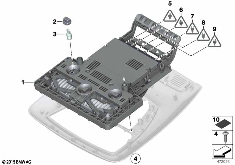 Коммутационный центр на потолке low