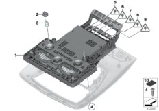 Коммутационный центр на потолке low