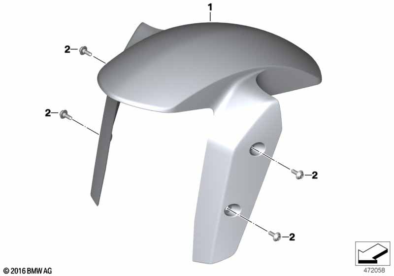 Кожух переднего колеса заготовка