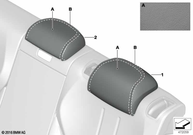 Подголовник Individual Зд кожа