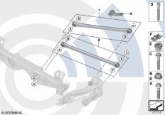 Ремкомплекты поперечн.рычагов подвески