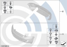 Монтажный комплект бампера