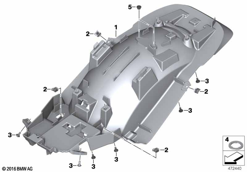 Кожух заднего колеса Зд