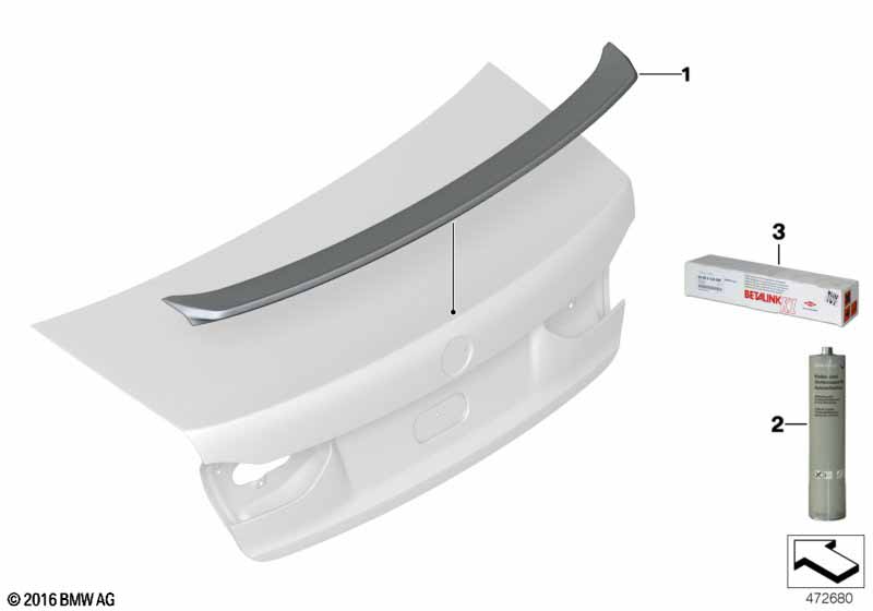 Задний спойлер