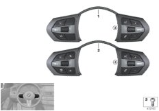 Переключатель м/ф рул.колеса M-Sport