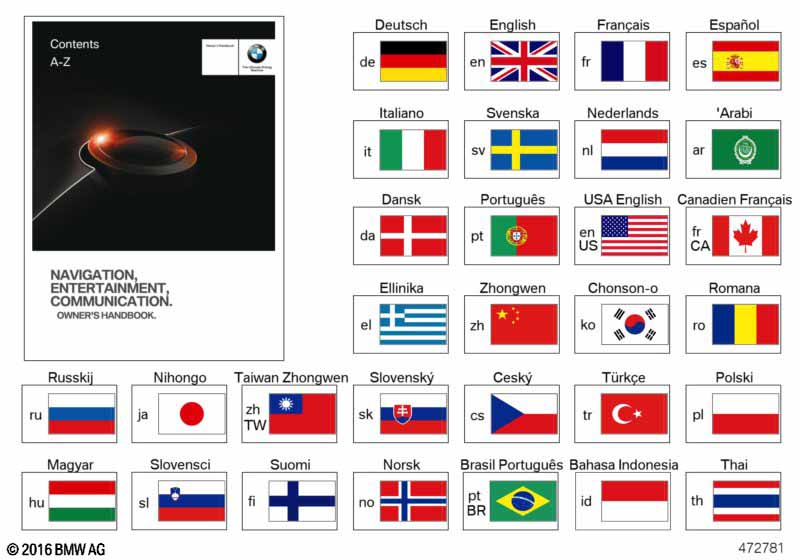 01402976348 Owner's manual for infotainment BMW