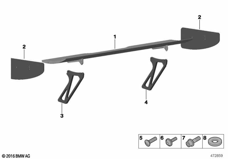 Задний спойлер BMW Motorsport