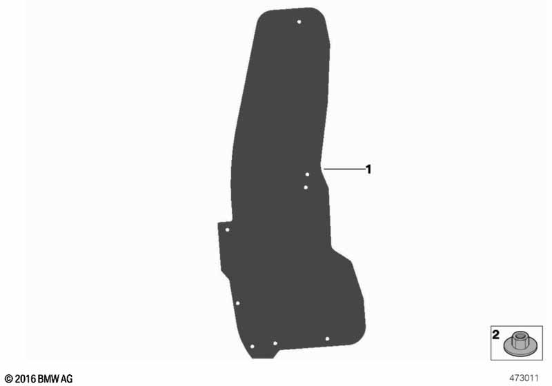 Облицовка задней колесной ниши