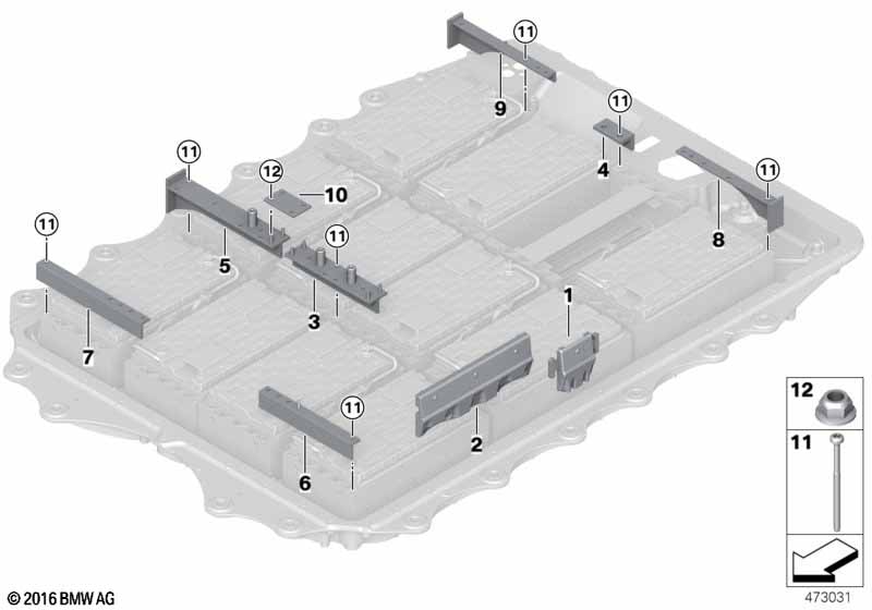 Модульная распорка высоковольтн.накоп.