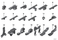 Различные держатели провода