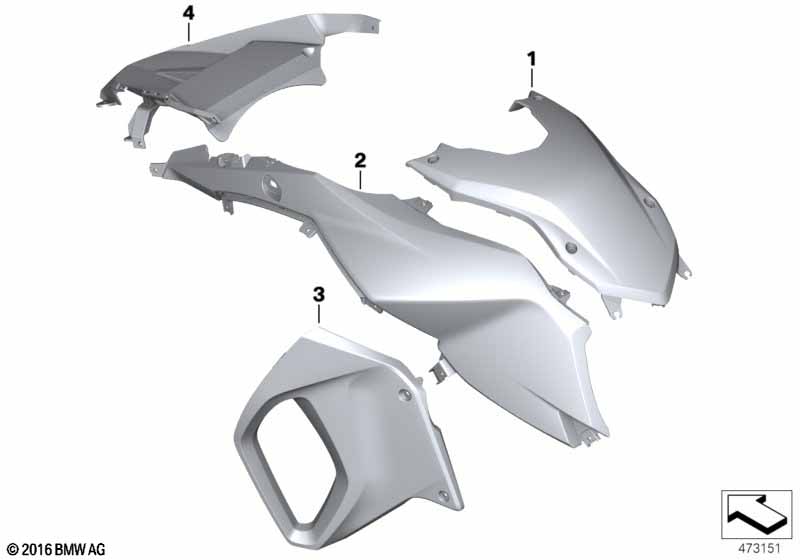 Окрашенные части YN0Y catalano серый