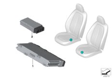 Блок управления модуля сиденья