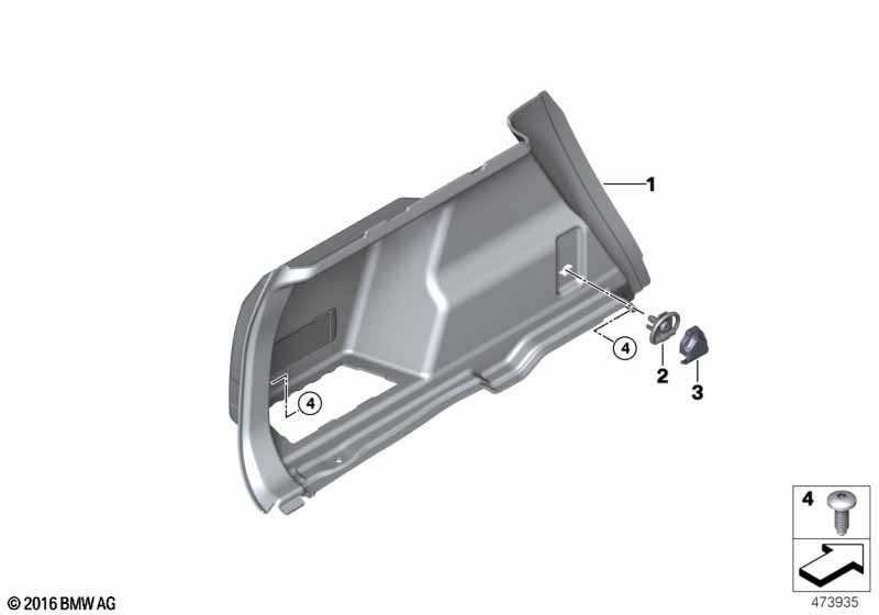 Обшивка багажного отделения Л