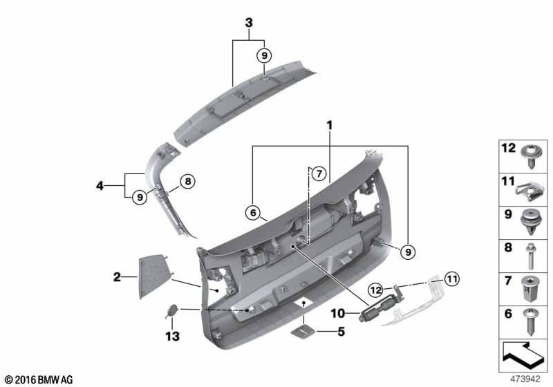 облицовка багажной двери