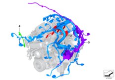 жгут проводов двигателя