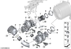 Турбонагнетатель, низкое давление