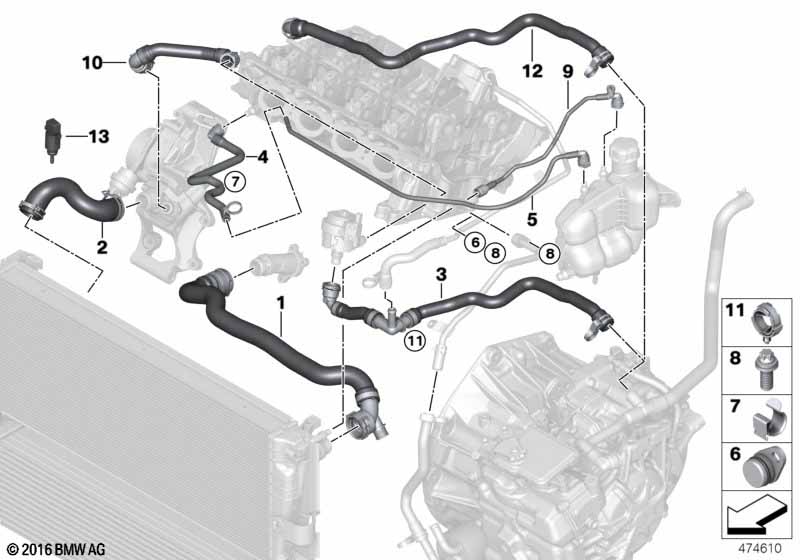 Шланги системы охлаждения