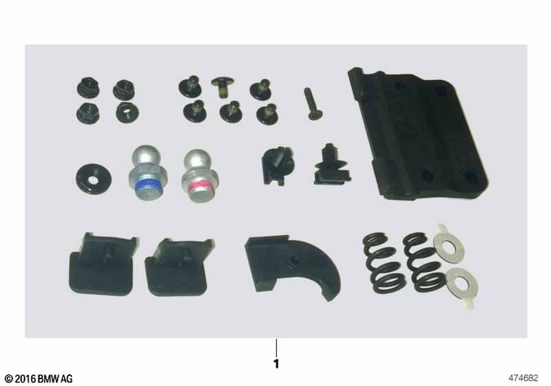 7346025 - Befestigungssatz Verdeck