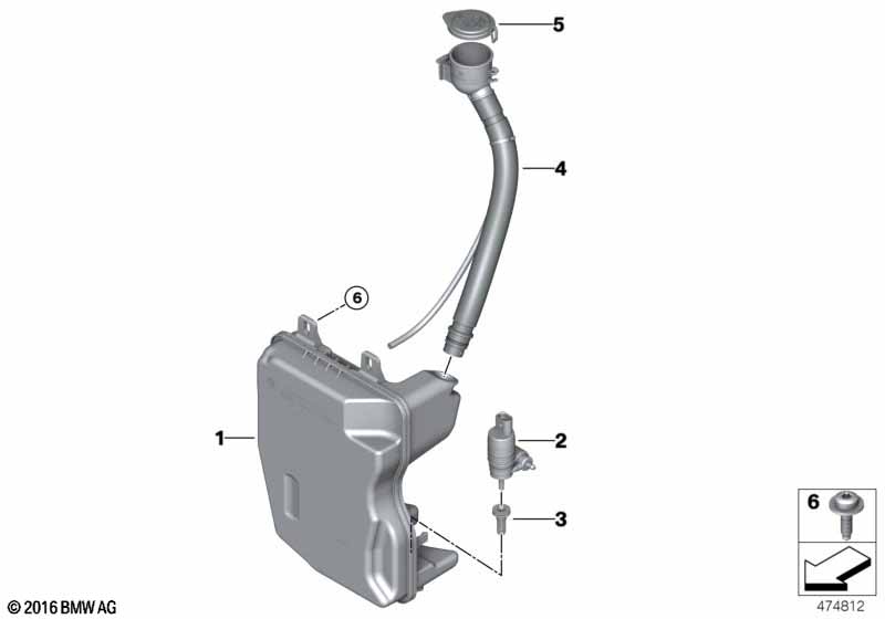 G-серия насос бачка стеклоомывателя