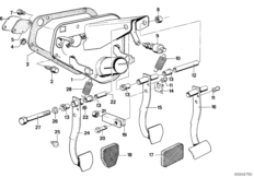 Педаль/выключатель стоп-сигналов