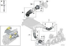 Воздуховод наддувочного воздуха