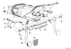 Педаль/выключатель стоп-сигналов