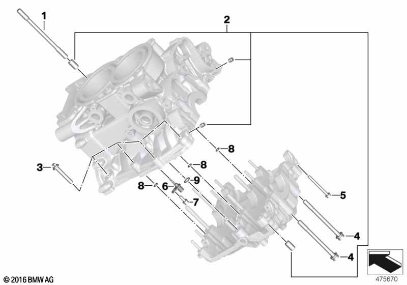 Картер двигателя дополнительные элементы