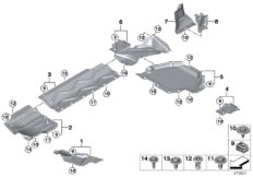 Облицовка днища кузова