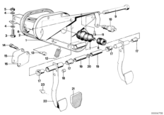 Педаль/выключатель стоп-сигналов