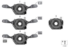 Коммутационный центр в рулевой колонке