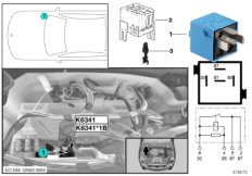 Реле разгрузки зажигания/впрыска K6341
