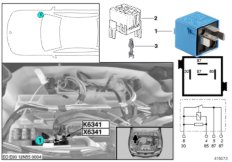 Реле разгрузки зажигания/впрыска K6341