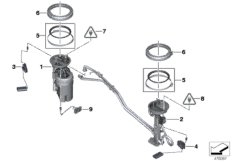 Топливный насос/датчик уровня наполнения