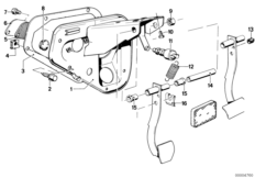Педаль/выключатель стоп-сигналов