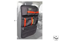 Карман на спинке сиденья MINI