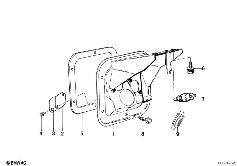 Опорный кронштейн педали